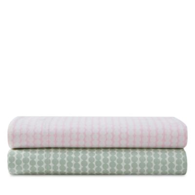 Pikku Rasymatto Pastel Blue Cotton Percale Sheet Set, Queen