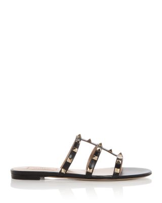 Women&#39;s Rockstud Slide Sandals