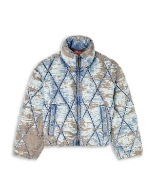 W-Kons Quilted Denim Jacket