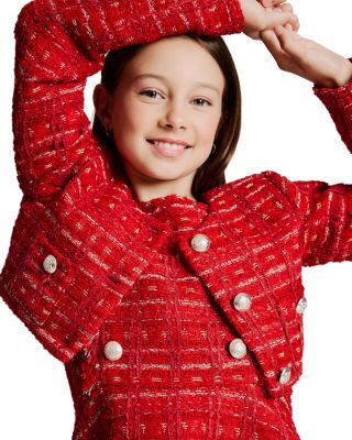 Girls&#39; Roma Boucle Sleeveless Dress - Little Kid, Big Kid