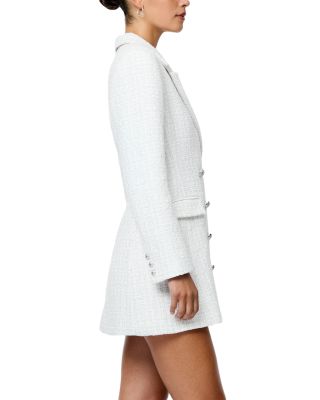 Scattered Tinsel Tweed Mini Dress