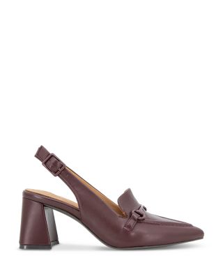 Women's Dawson Leather Slingback Pumps
