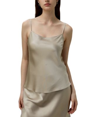  Double-Faced Silk Charmeuse Camisole