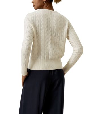 Baby Cashmere Cable-Knit Cardigan