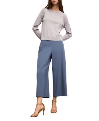 Larissa Pointelle Sweater - Cotton Silk Knit