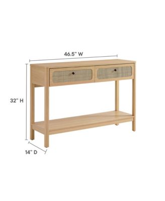 Chaucer Wood Entryway Console Table