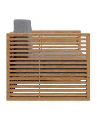 Carlsbad Teak Wood Outdoor Patio Armchair