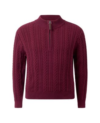 Boys' Half-zip Cable Knit Sweater - Little Kid, Big Kid