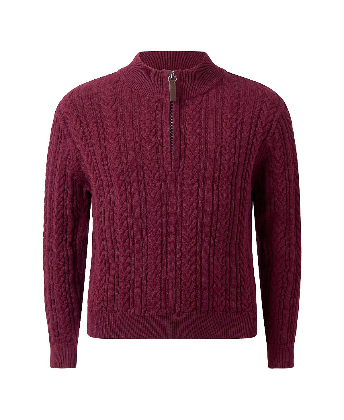Rachel Riley Boys' Half-zip Cable Knit Sweater - Little Kid, Big Kid