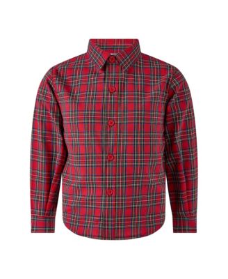 Boys' Red Tartan Shirt - Little Kid, Big Kid