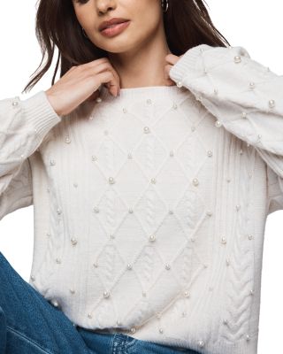 Demi Pearl Crewneck Sweater