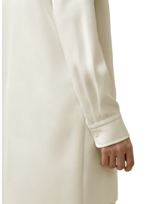 Classic Longline Silk Shirt