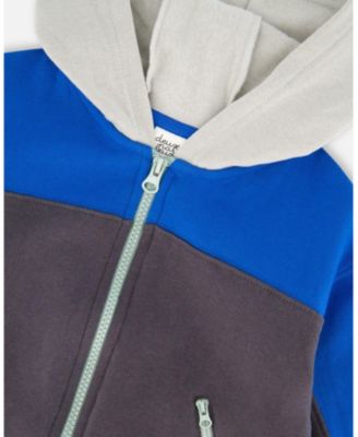 Boys' Color Blocked Zip Front Fleece Hoodie - Baby