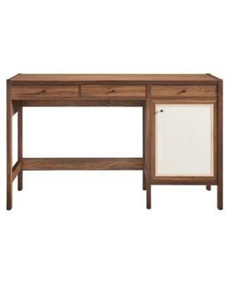 Capri 49" Wood Grain Office Desk