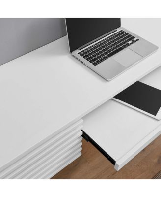 Render Wall Mount Wood Office Desk