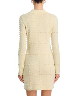 Wool &amp; Cashmere Popcorn Polo Dress