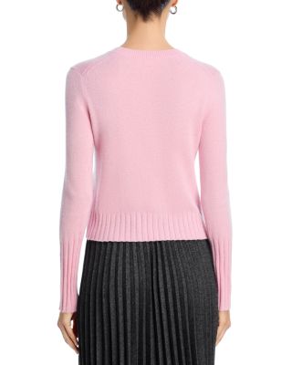 Cashmere Shrunken Crewneck Sweater