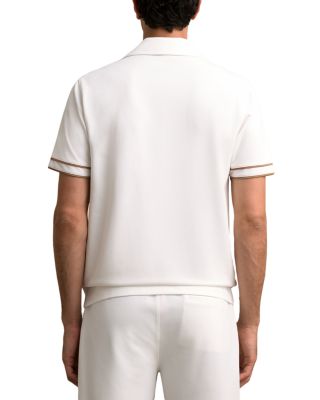 Sander Short Sleeve Cuban Stripe Shirt