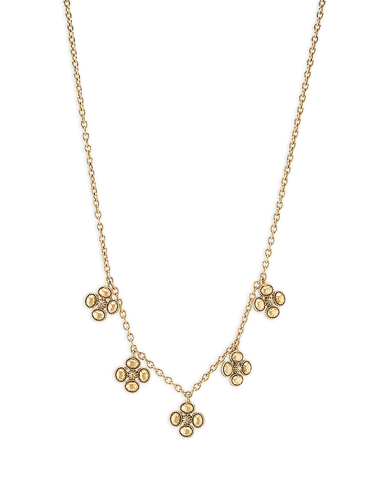 Capucine De Wulf Berry Clover Multi Station Necklace, 16 In Gold