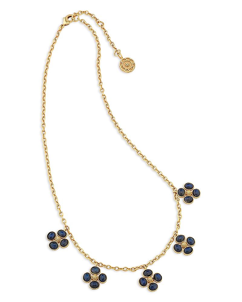 Capucine De Wulf Berry Clover Multi Station Necklace, 16