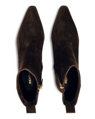 Women's Amy Suede Block Heel Ankle Boots