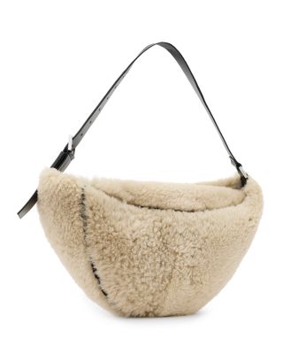 Luna Shearling Shoulder Bag
