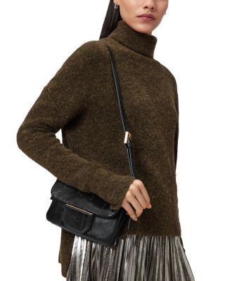 Jupiter Eel Embossed Leather Crossbody