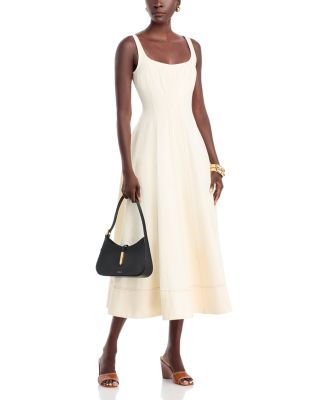 Tia Sculpted Midi Dress