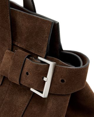 Perez Suede Shoulder Bag