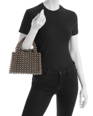 Beaded Top Handle Bag - Exclusive