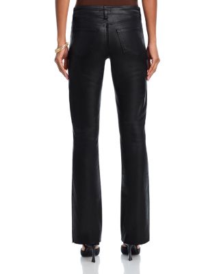 Sneeki Low Rise Sneaker Straight Leg Jeans in Noir Coated