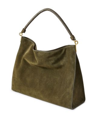 Vida Medium Suede Shoulder Bag
