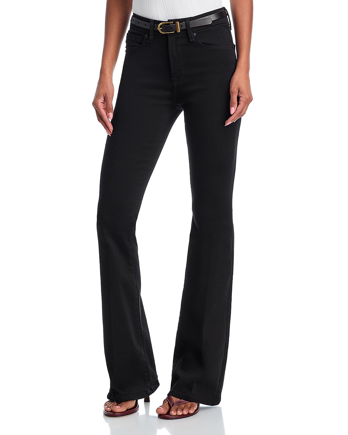 Good American Never Fade High Rise Flare Jeans