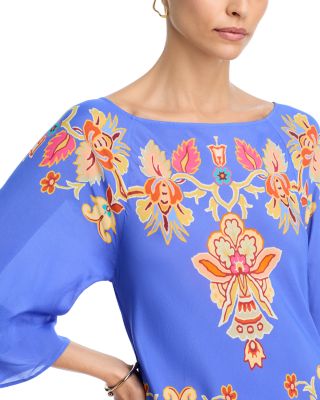 Printed Kaftan Dress