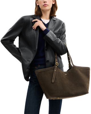 Suede Gramercy Tote