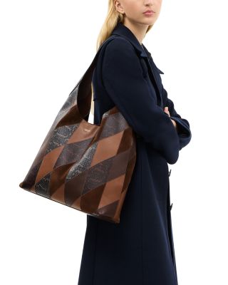 Brooklyn Large Patchwork Leather Shoulder Bag  