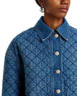 Quilted Denim Jacket
