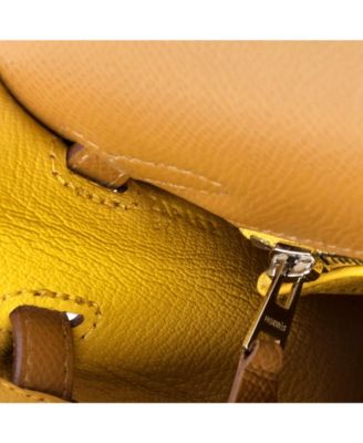  Kelly 25 Handbag Verso Epsom with Palladium Hardware