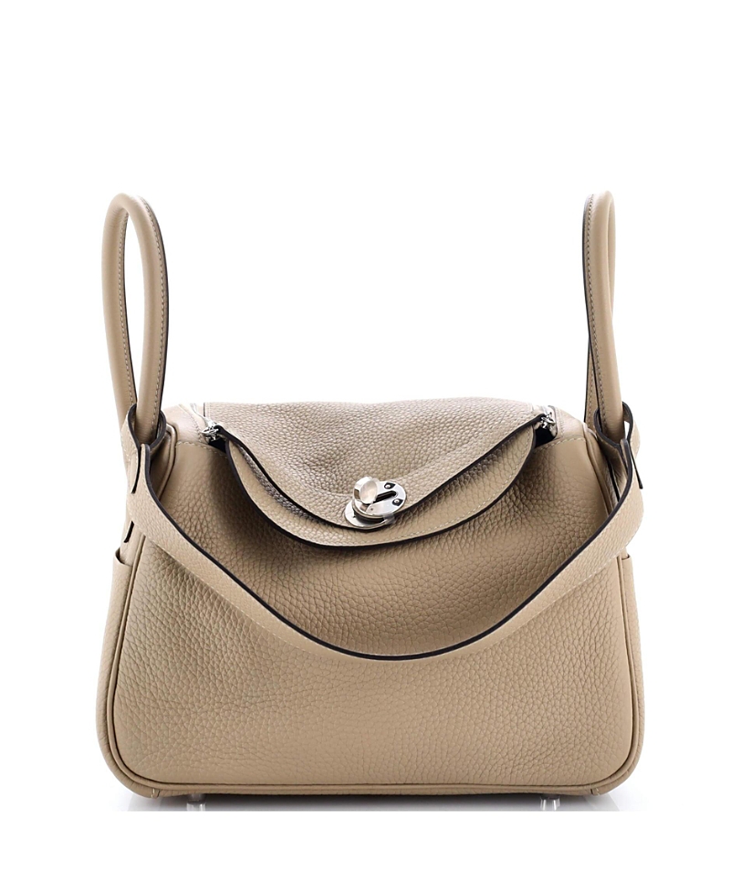 Click to view more detailed imagery on our partner's website Pre-owned Pre-owned Hermes Hermes 26 Lindy Bag Clemence In Neutral