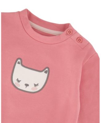 Girls' Organic Cotton Pant with Top Set - Baby