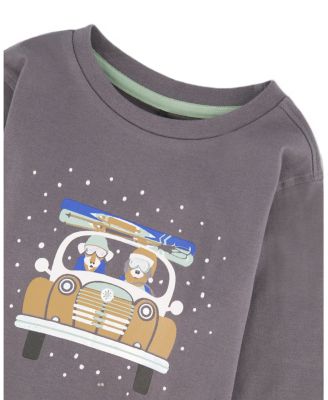 Boys' Long Sleeve Organic Cotton Jersey Tee - Baby