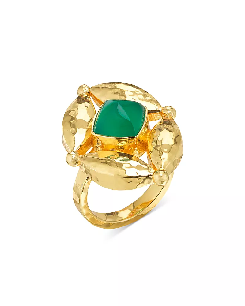 Capucine De Wulf Blue Labradorite Mystic Eye Ring