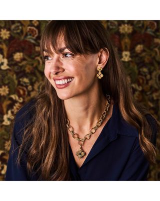 Blue Labradorite Berry Clover Convertible Duo Earrings