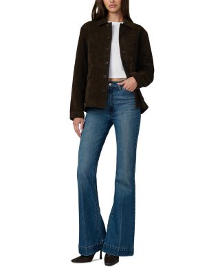 Faux Suede Chore Coat