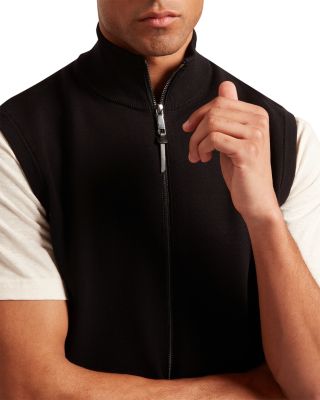 Funnel Neck Sleeveless Vest