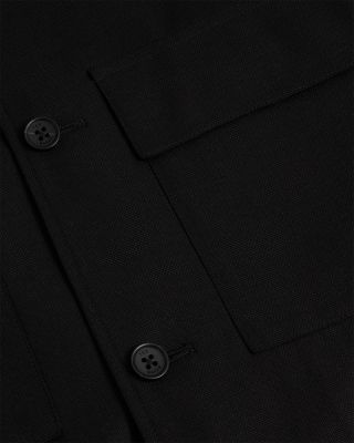 Selwynj Lightweight Wool Blend Shirt Jacket