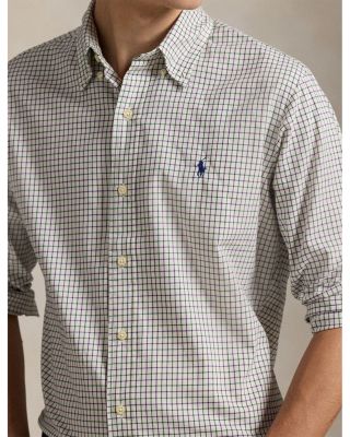 Classic Fit Plaid Twill Shirt