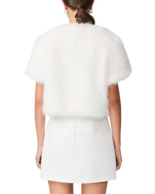 Lucyna Faux Fur Bolero Jacket