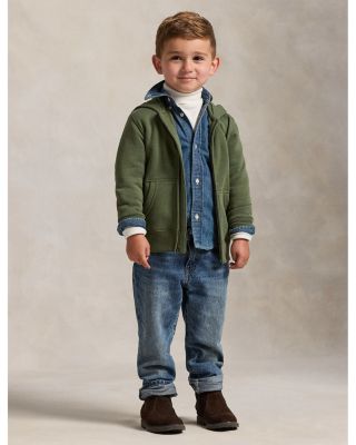 Boys' Fleece Full Zip Hoodie - Little Kid