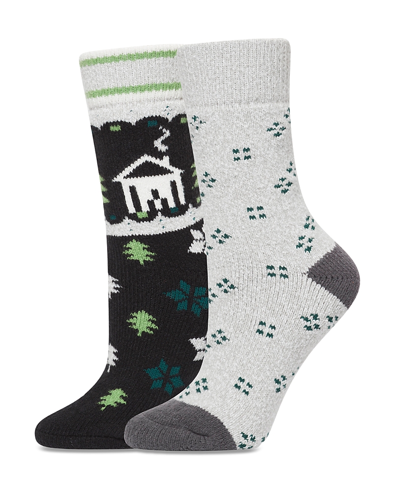 Hue Cozy Crew Socks, Pack Of 2 In Multi
